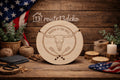 BBQ Holzschild Motiv Longhorn - route13deko