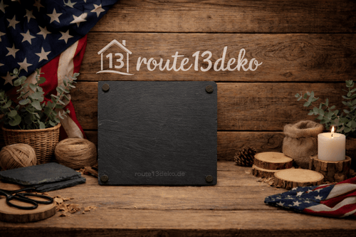 Gravierte Schieferplatte - Live Free - Ride Free - route13deko