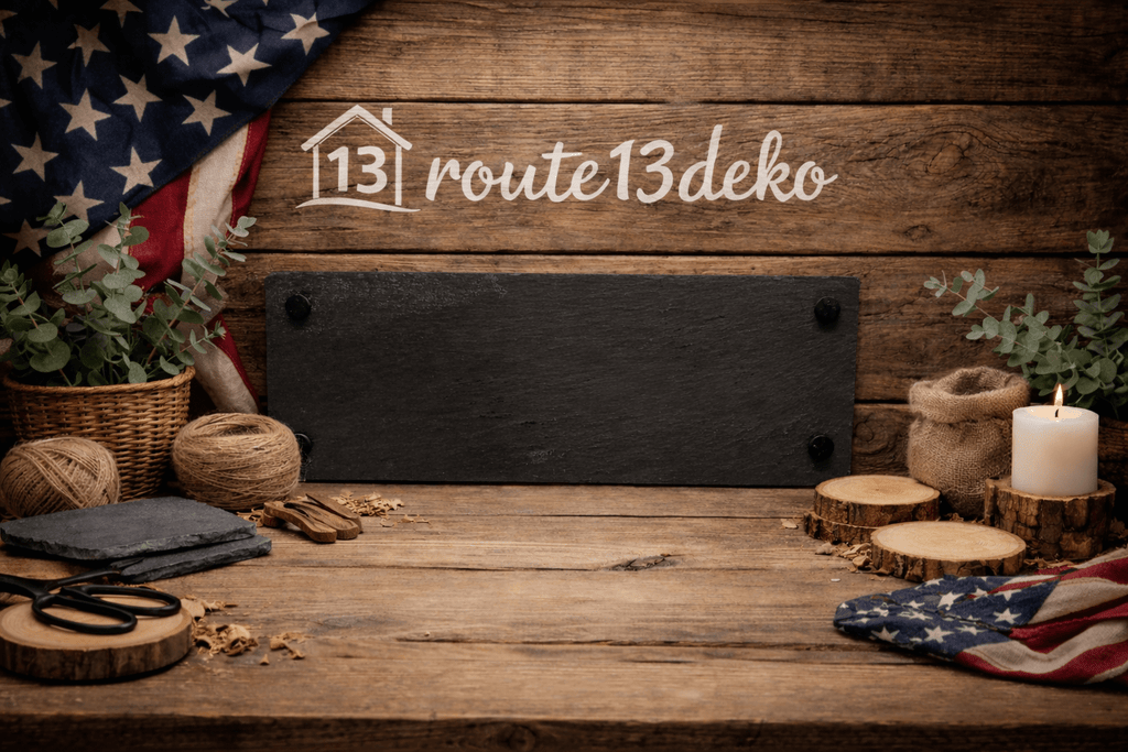 Gravierte Schieferplatte mit Motorrad - Motor - route13deko